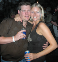 Aaron Bulkley and Joanie at Molotov